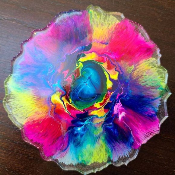 Set of 3 Brilliantly coloured coasters - Picture 1 of 3